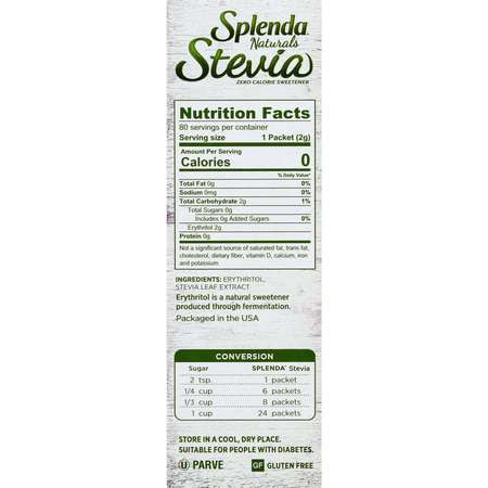 Splenda Splenda Naturals Stevia 80 Count 5.6 oz., PK12 SP06710080